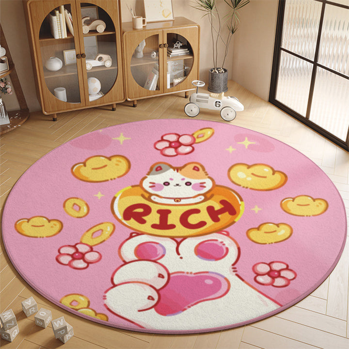 Playful Dinosaur Theme Rug