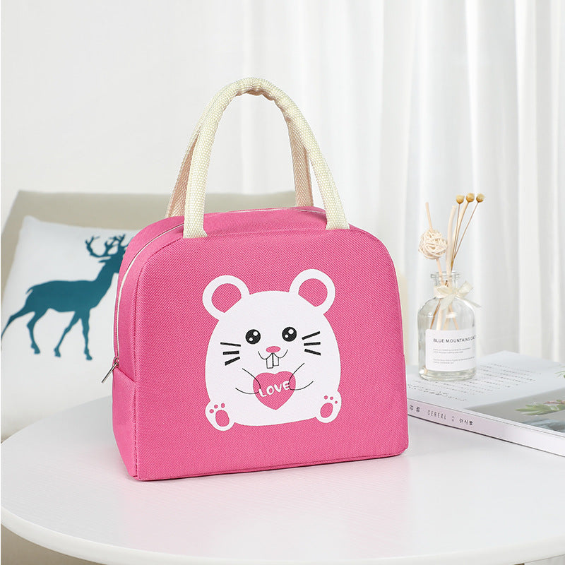 Insulated Lunch Bag with Playful Fox Design Stornfield