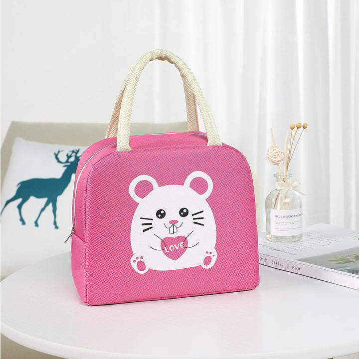 Insulated Lunch Bag with Playful Fox Design Stornfield