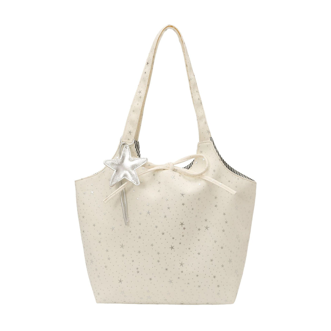 Stylish Multi-Pocket Canvas Tote Bag