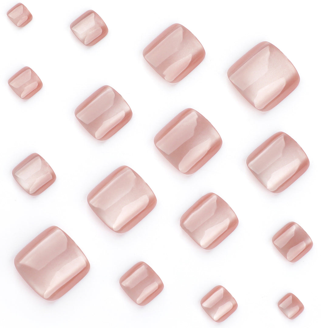 Artful toenail art with elegant mother-of-pearl finish Stornfield