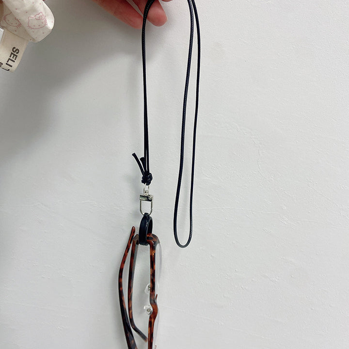 Fashionable Glasses Holder Chain Made of High-Quality Leather Stornfield