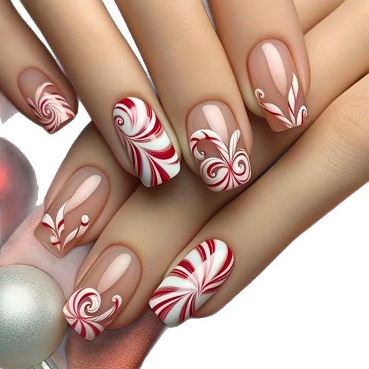 Artistic Holiday Nail Art Design Stornfield