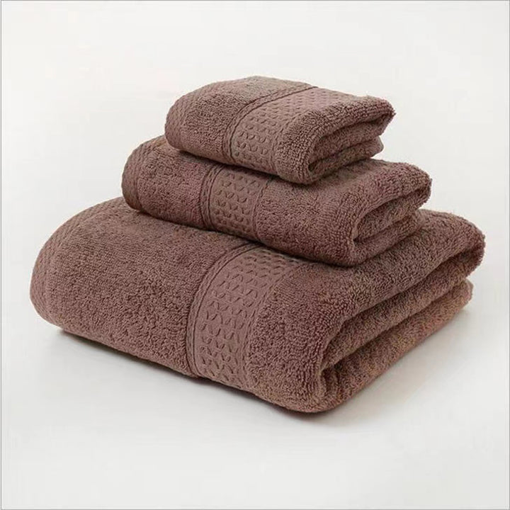 Terry Bath Towel Set with Elegant Structure Stornfield