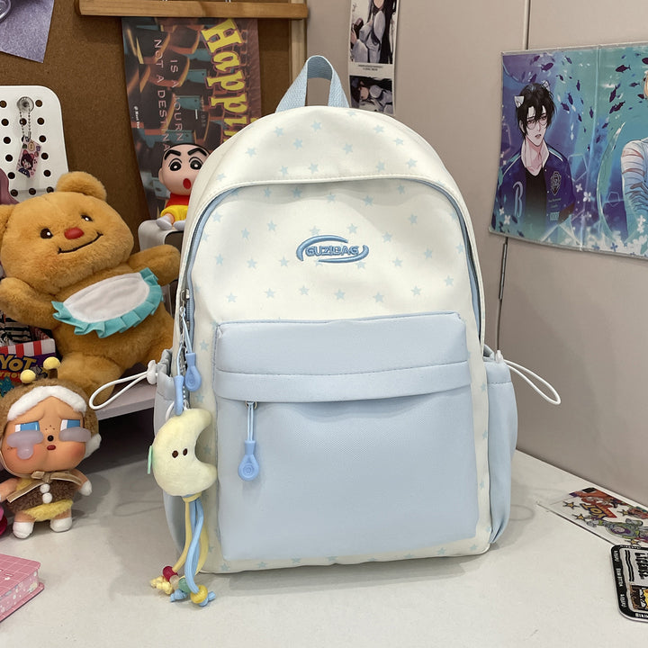 Stylish Printed Backpack with Fun Character Accents Stornfield