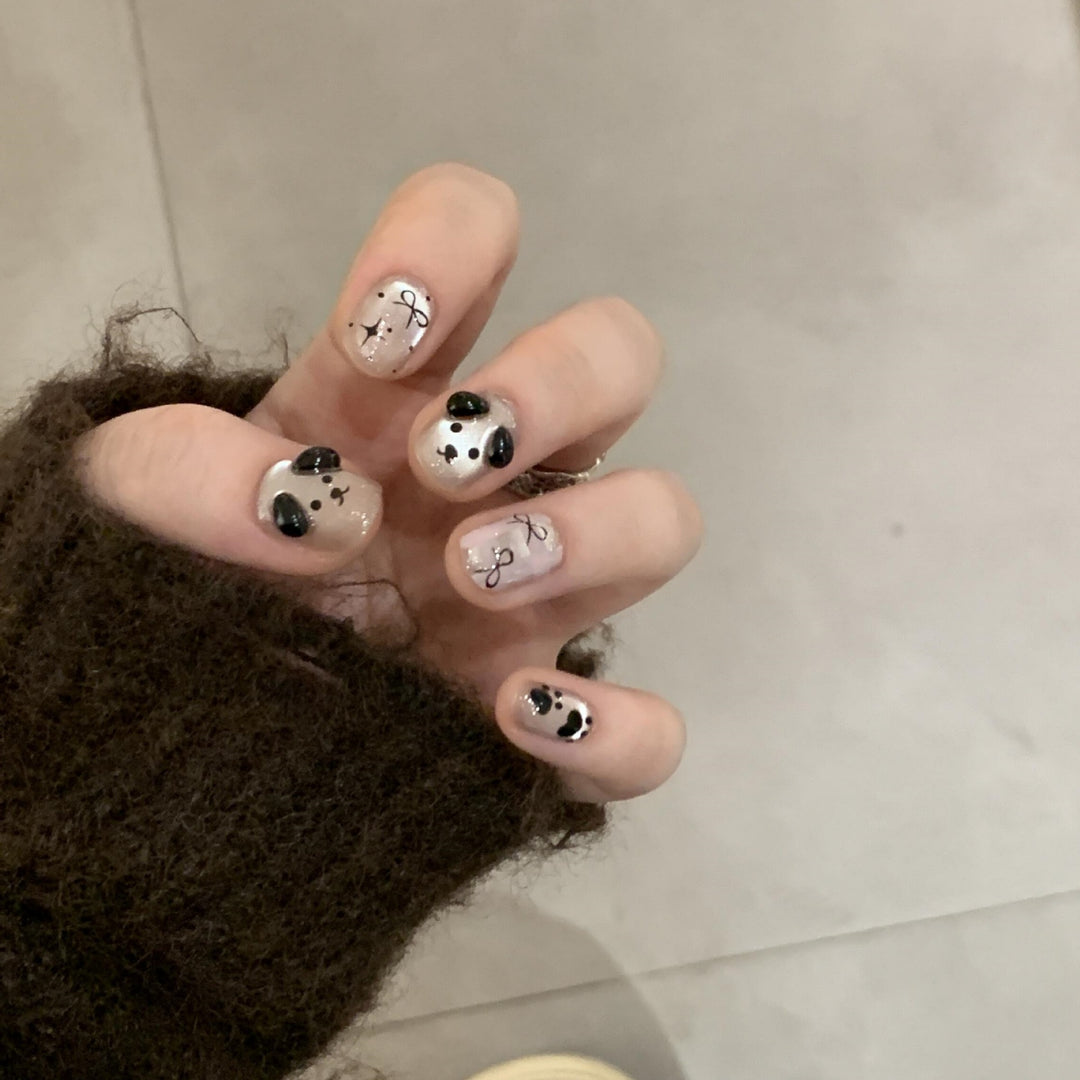 Creative Art Nails In Panda Design Stornfield