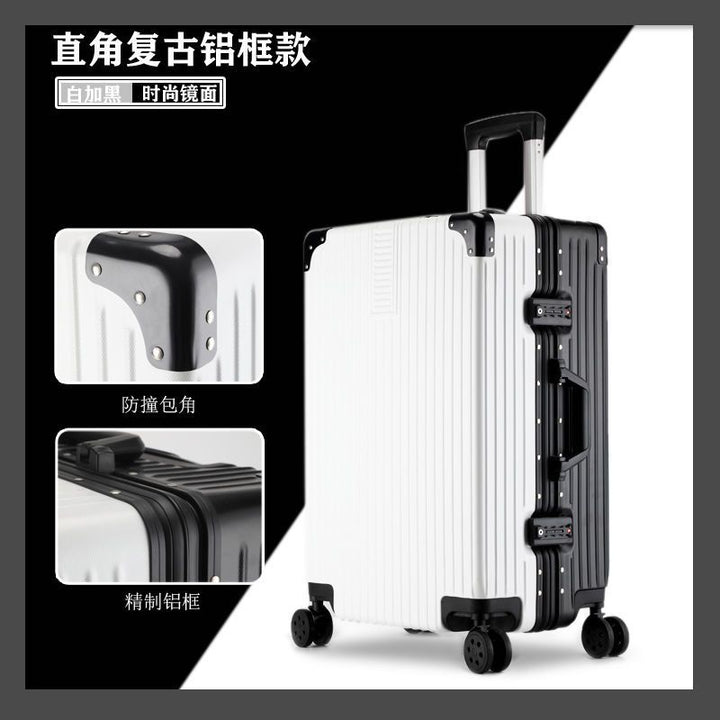 Hard-shell suitcase with 360-degree wheels and security lock Stornfield