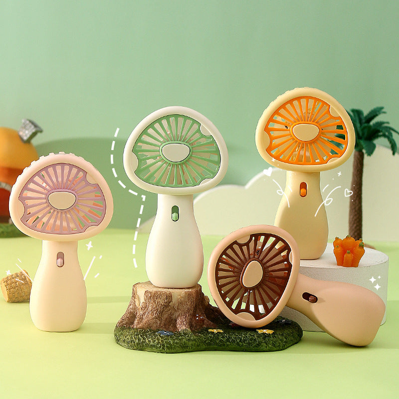 Women's Portable Mini Mushroom Design Fan Stornfield