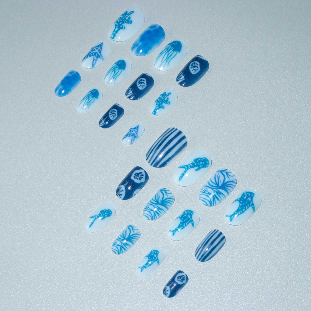 Ocean-Themed Nail Art Kit