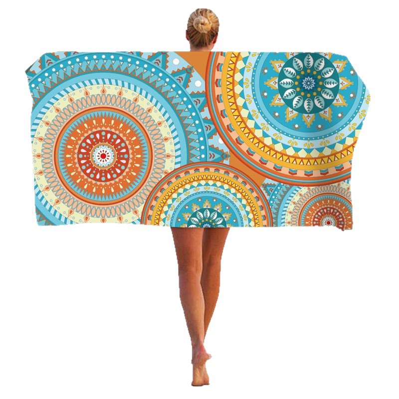 Beach towel with unique graphic pattern Stornfield