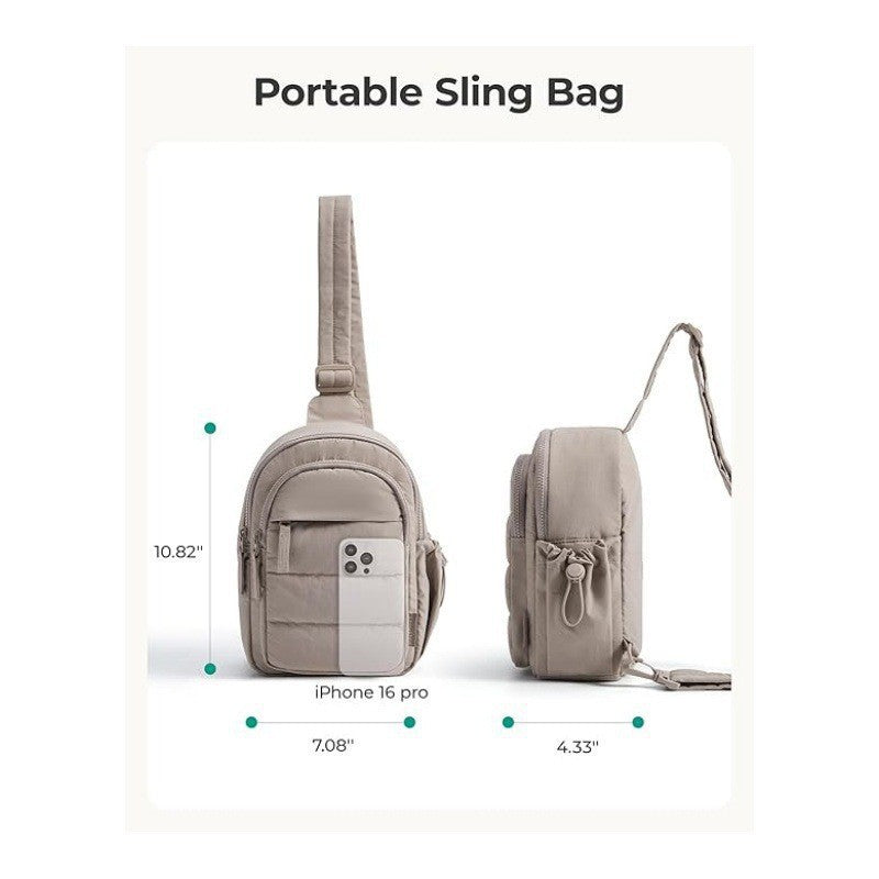 Practical shoulder bag with additional compartment Stornfield