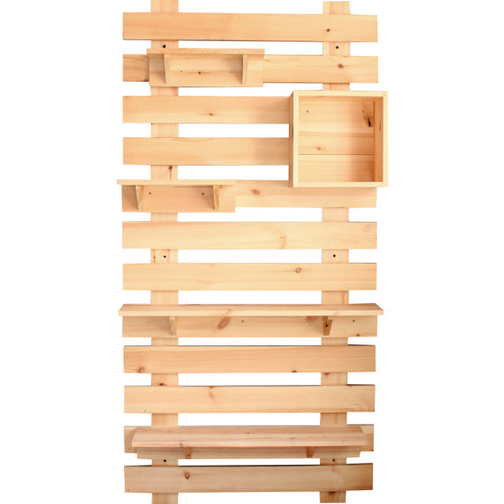 Wall shelf made of high-quality wood Stornfield