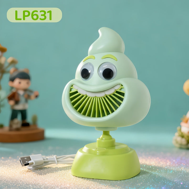Ladies Portable Mini Hand Fan with Playful Animal Design Stornfield
