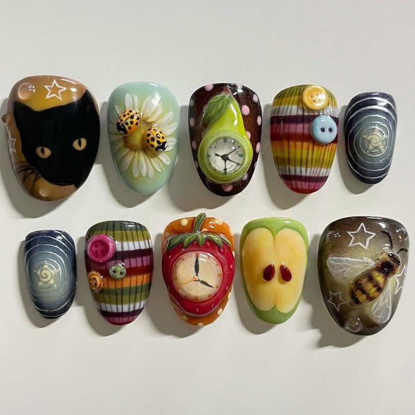 Thematic Artisan Press-On Nail Set Stornfield
