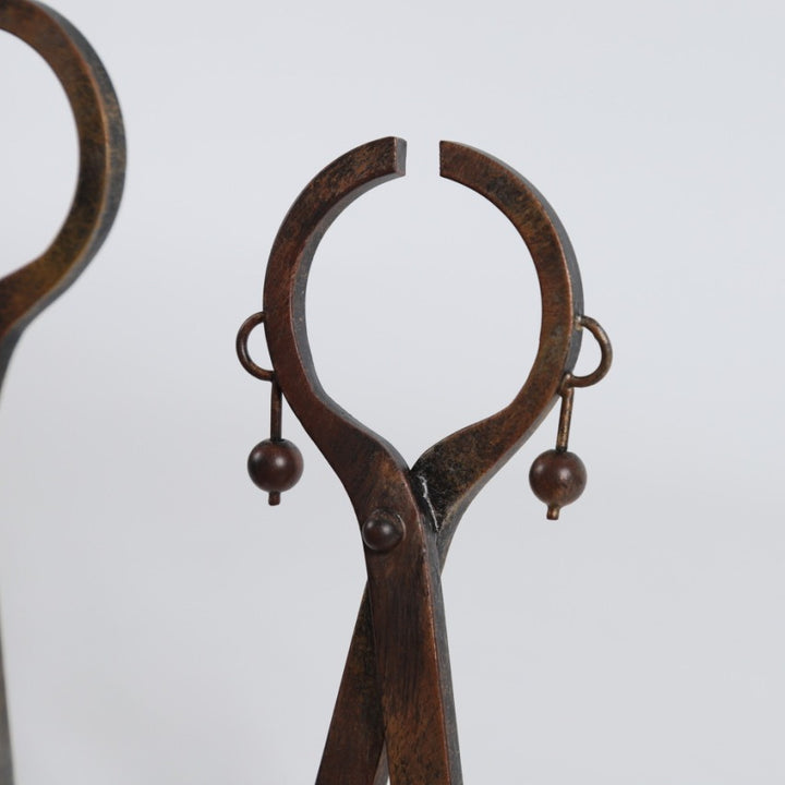 Vintage metal tongs