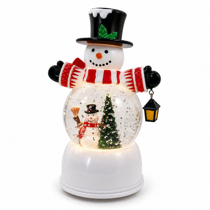 Funny Santa Claus Snow Globe Figure Stornfield