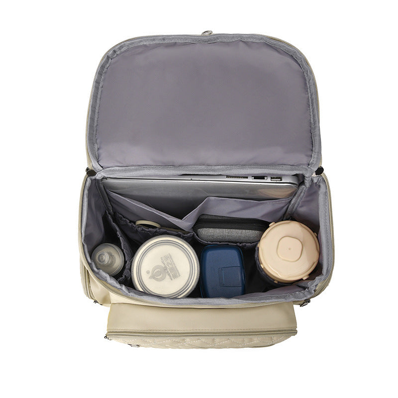 Quilted Multi-Compartment Travel Backpack Stornfield