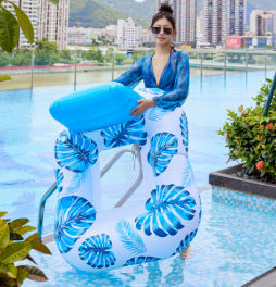 Women's Inflatable Swimming Ring with Watermelon Design Stornfield