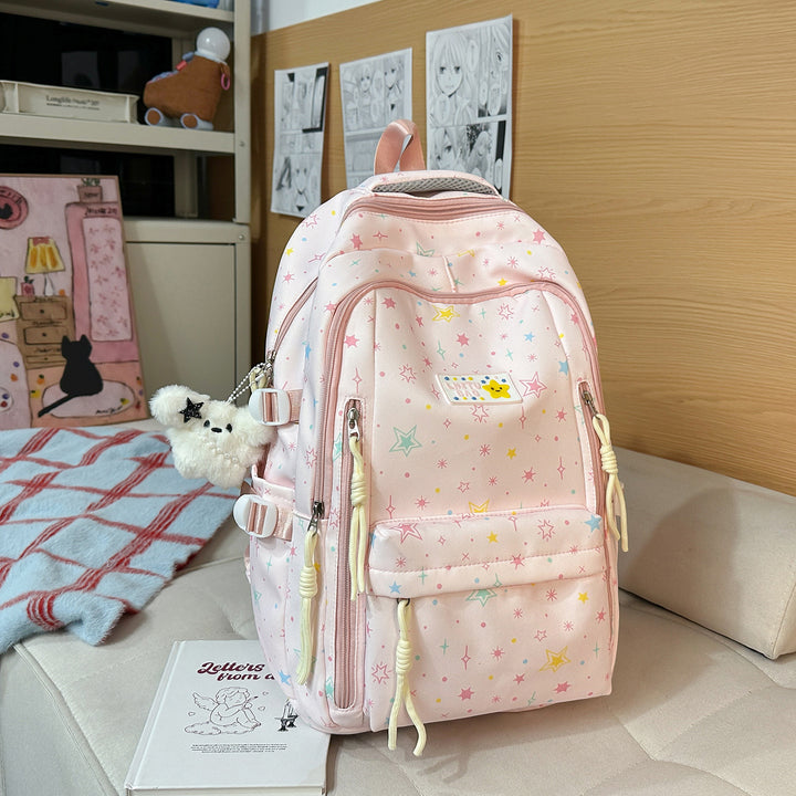Fun Star-Printed Casual Backpack Stornfield