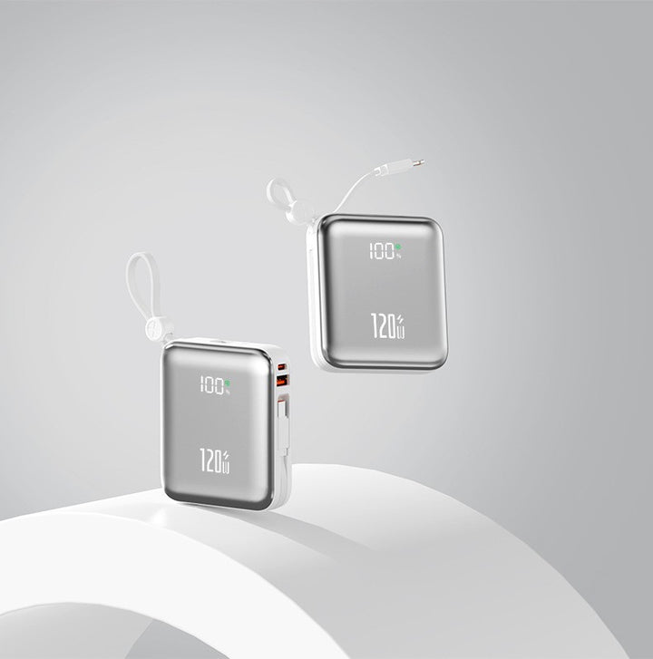 Compact power bank with state-of-the-art quick charging function and digital display Stornfield