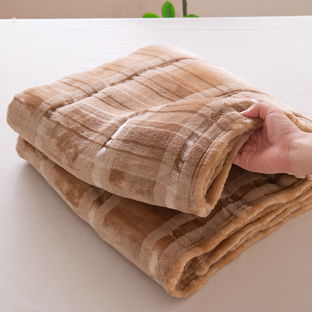 Cozy Flannel Throw Blanket
