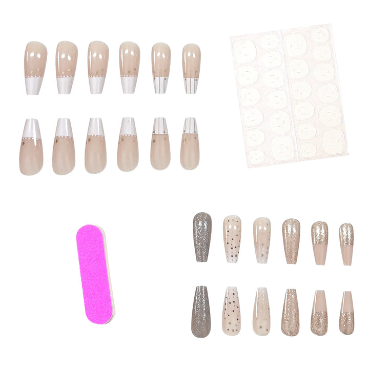 Elegant Starry Nail Art Stornfield