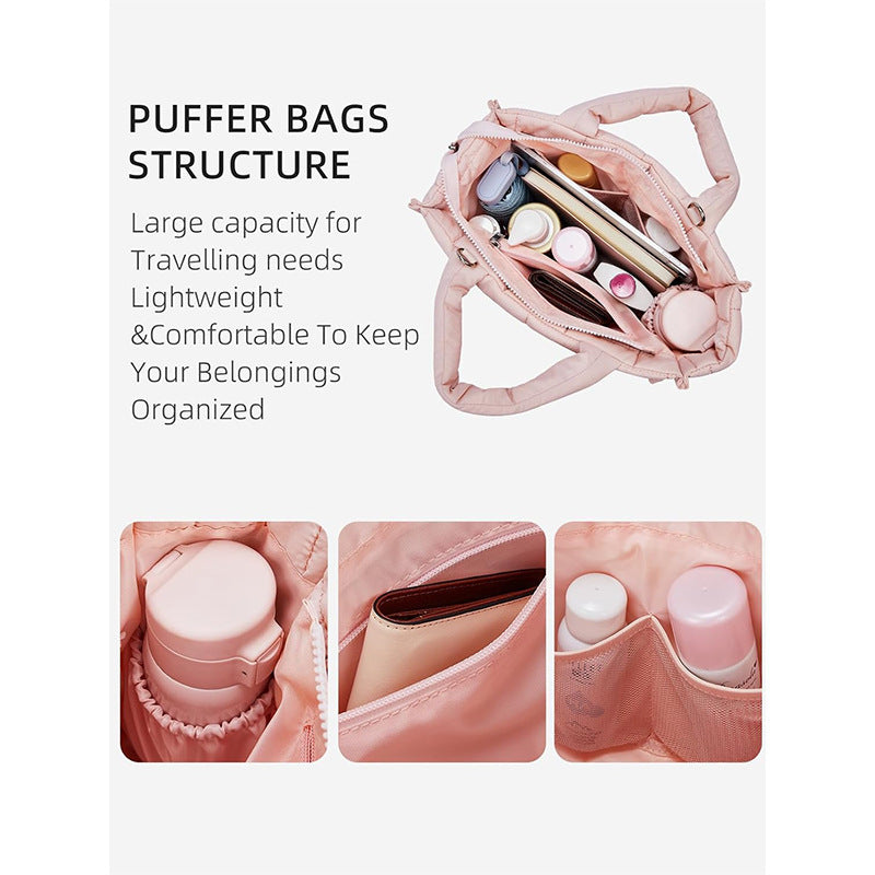 Fashionable Shoulder Bag Made of Quilted Material Stornfield