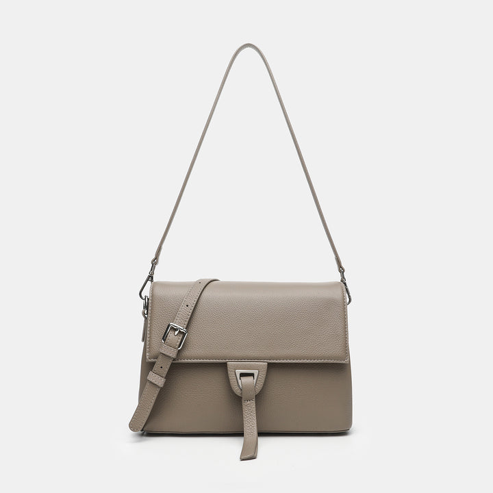 Elegant Faux Leather Crossbody Bag