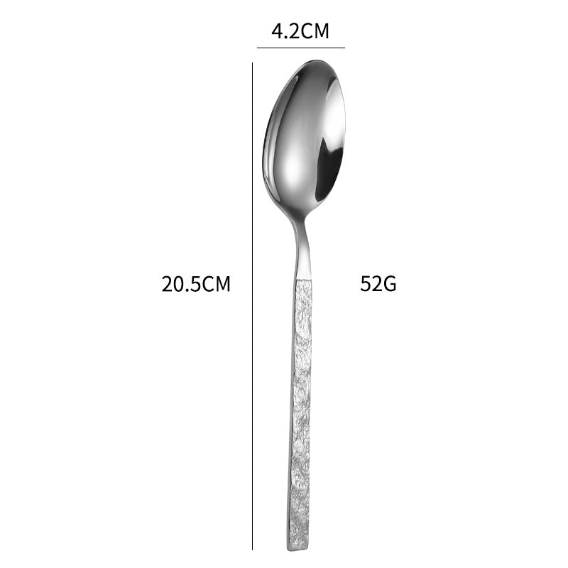 High-quality cutlery set with stylish, textured handle Stornfield