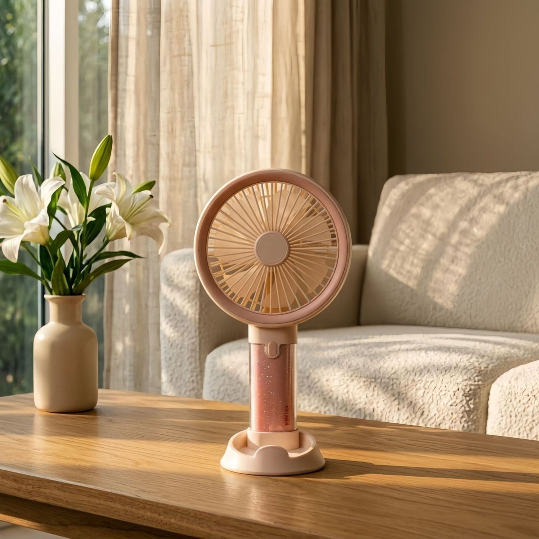 Ladies Portable Mini Fan with Water Mist Sprayer Stornfield