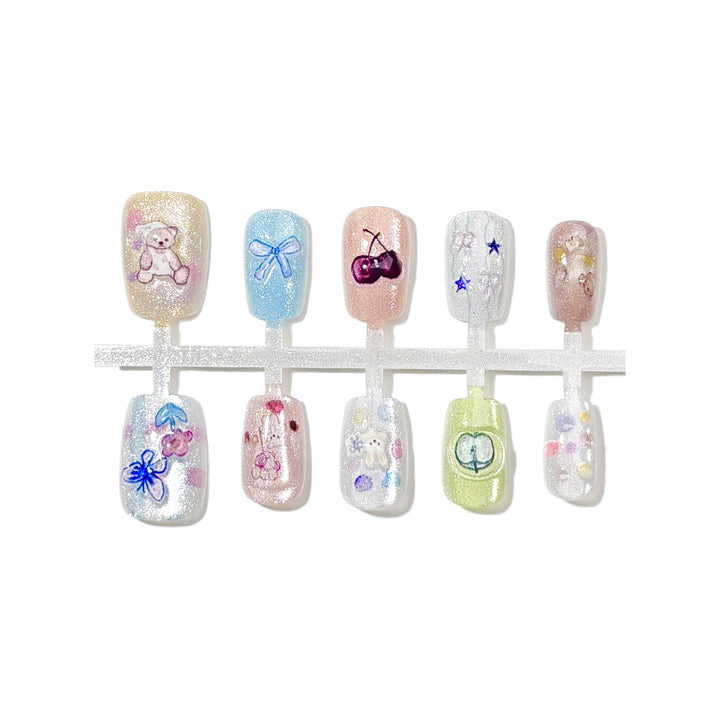 Creative Press-On Nail Art Design Kit