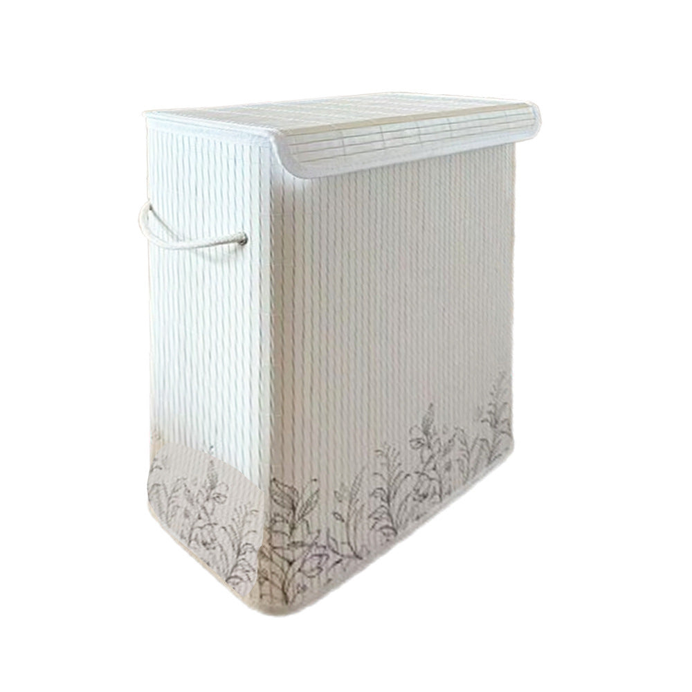 Stylish laundry container with practical lid and carrying handles Stornfield