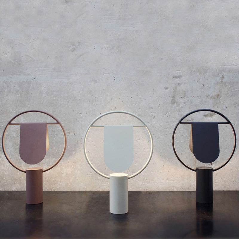 Artistic Table Lamp with Unique Silhouette