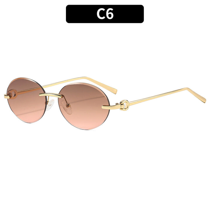 Vintage-Inspired Oval Sunglasses