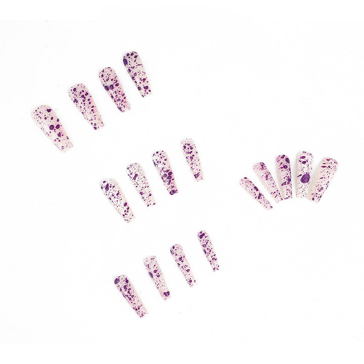 Artificial nails with delicate floral design Stornfield