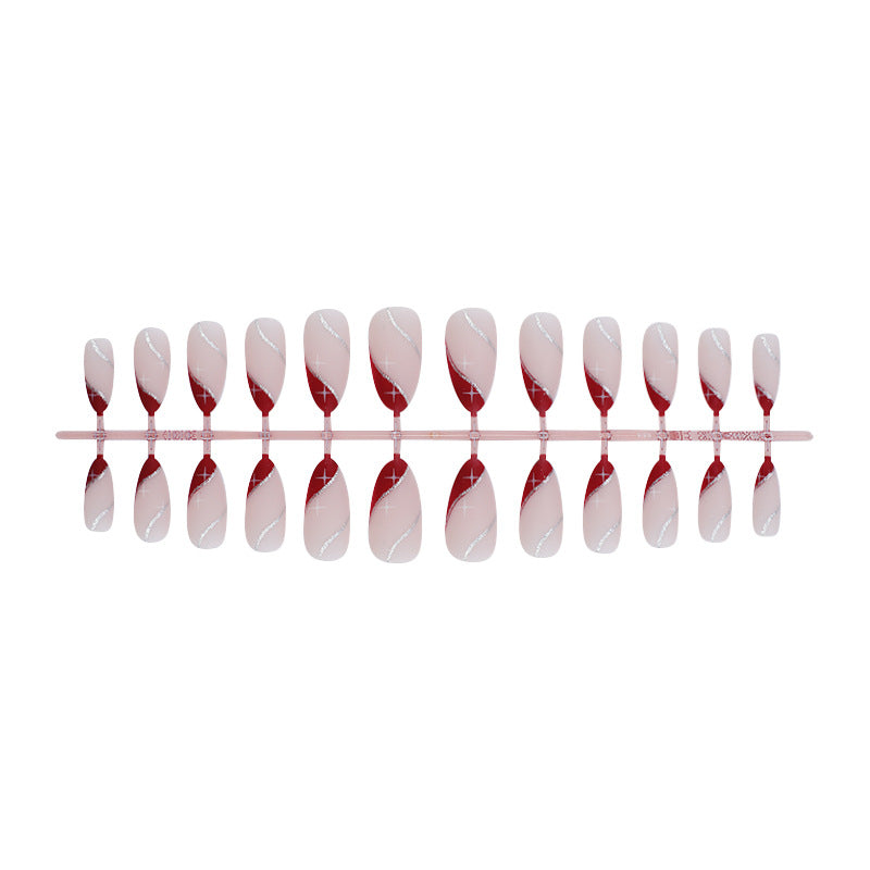 Artistic Gradient Press-On Nail Set Stornfield