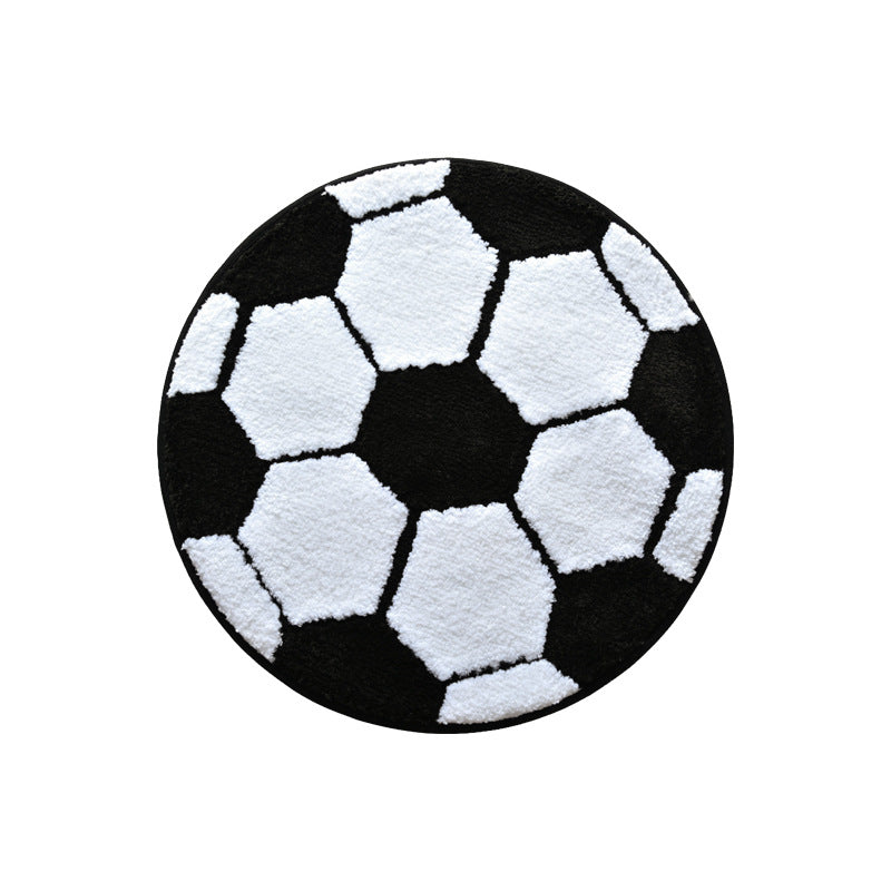 Soccer Theme Bath Mat Stornfield