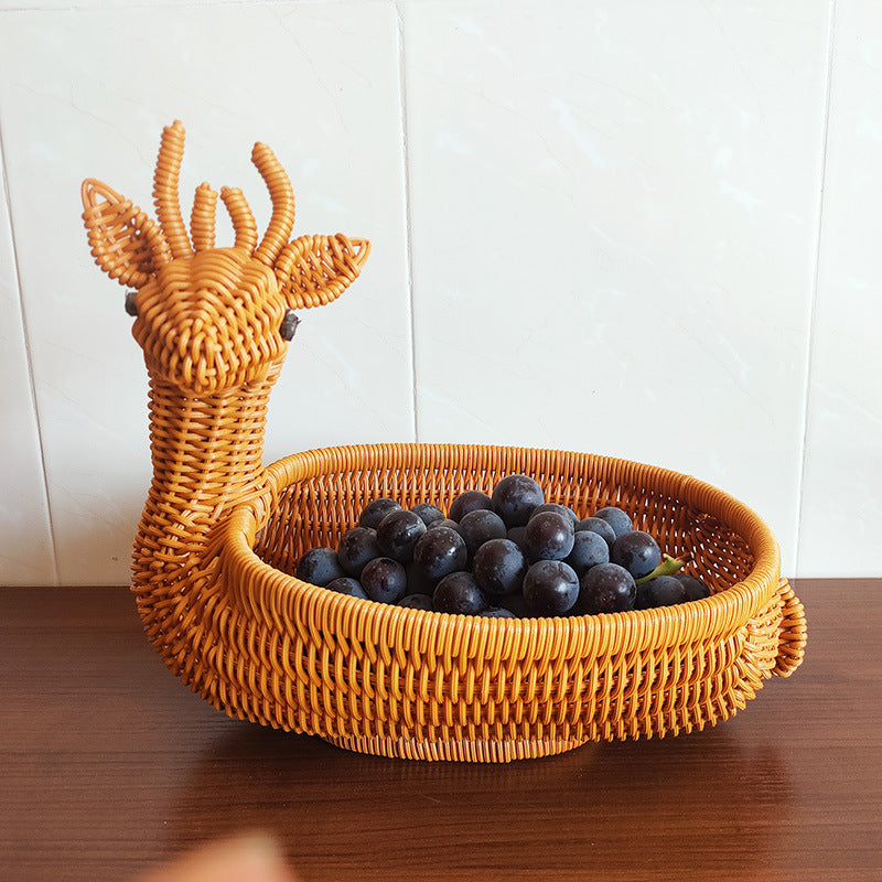 Decorative Woven Duck-Shaped Basket Stornfield