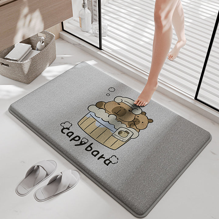 Cartoon-Themed Comfort Bath Mat