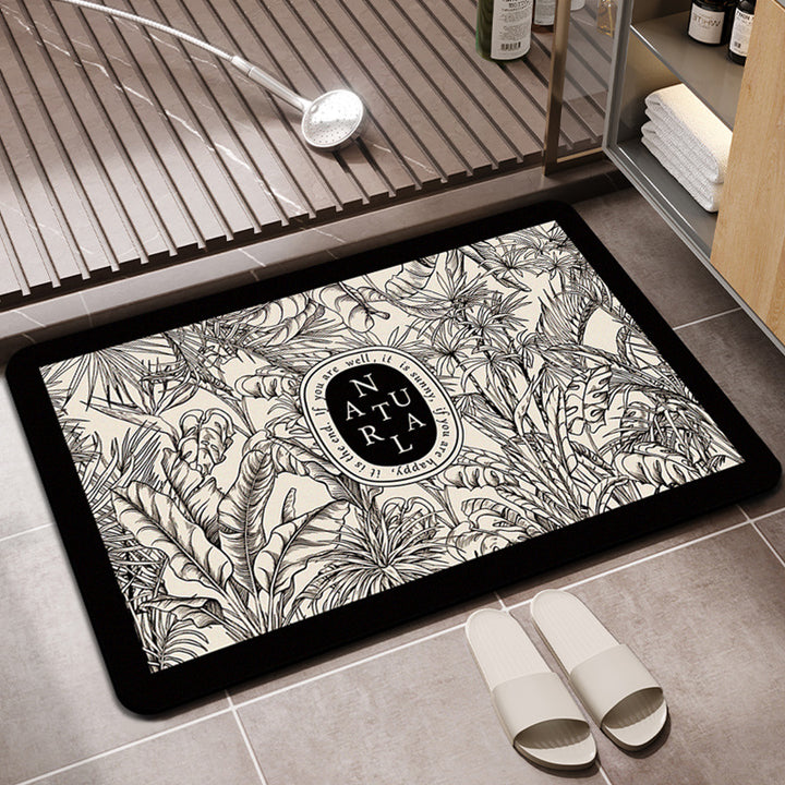 Floral Print Comfort Mat