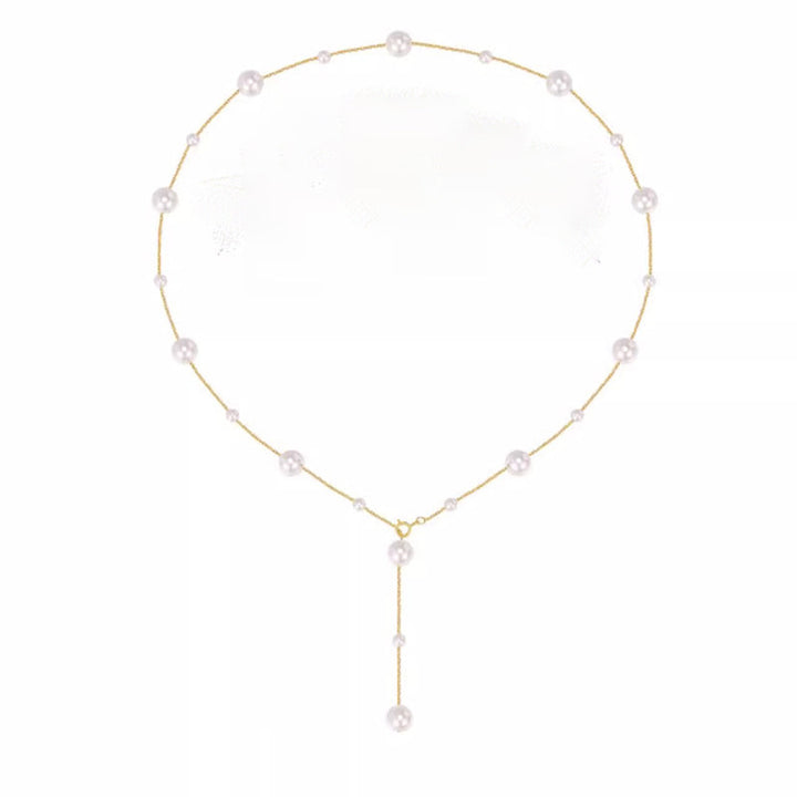 Pearl Drop Lariat Necklace Stornfield
