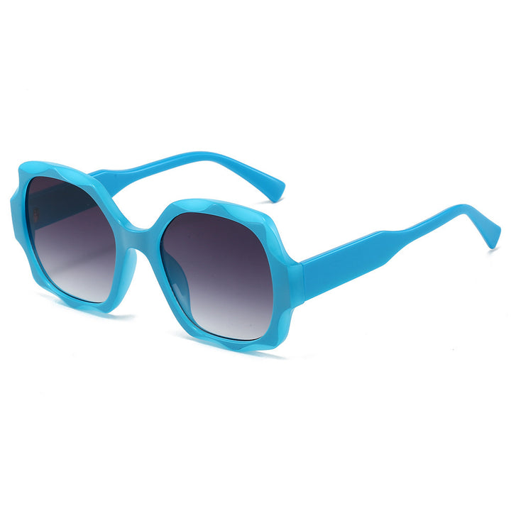 Fashion-Forward Hexagonal Frame Sunglasses Stornfield