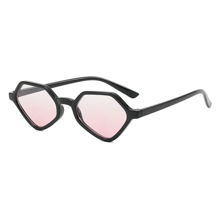 Women's Geometric Design Sunglasses with Mirrored Lenses Stornfield
