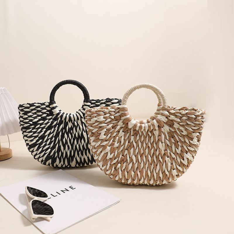 Braided basket bag with unique design Stornfield