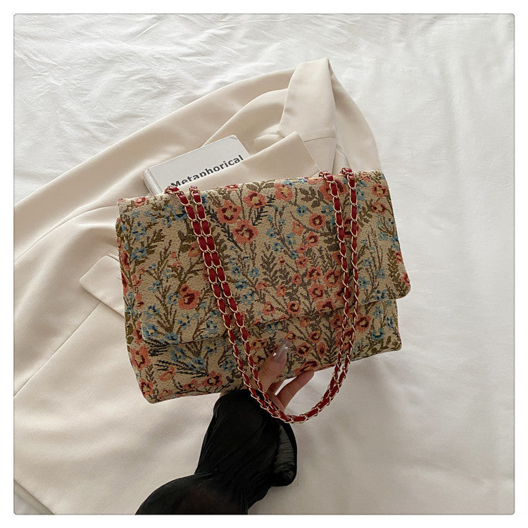 Elegant Floral Embellished Handbag Stornfield
