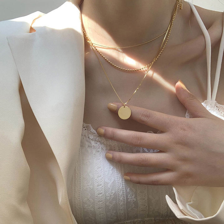 Layered Dainty Pendant Necklace Stornfield