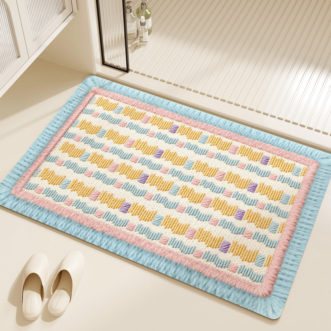 Colorful Geometric Kitchen Mat