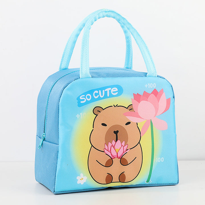 Fun and Playful Fox-Themed Insulated Lunch Bag
