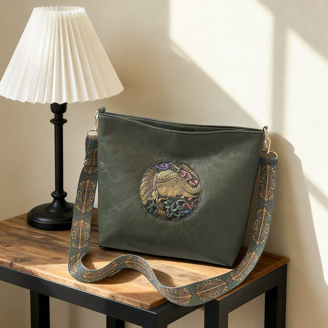 Artisan Leather Shoulder Bag