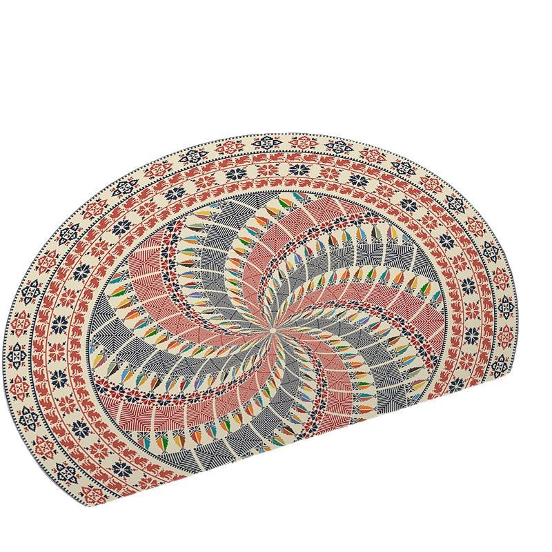 Round Geometric Area Mat Stornfield